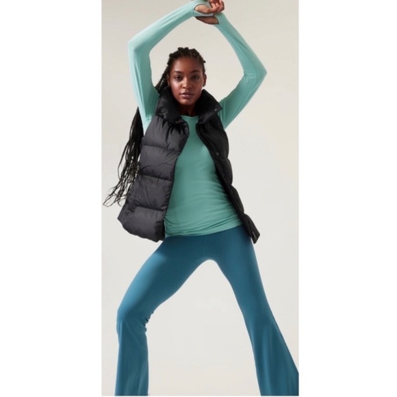 athleta fast track blue long sleeve - Picture 1 of 8